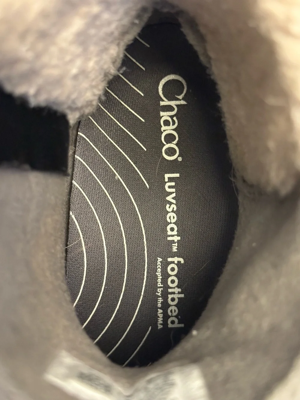 Chaco Revel Tall Grey Felt Chelsea Boots | Women’s Size 8 | Cozy Fleece Lined